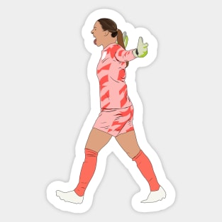 Mary Earps England GK World Cup Celebration Minimalist Sticker